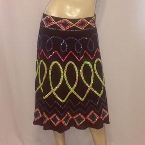 Boston Proper Skirt Size 6 Embellished